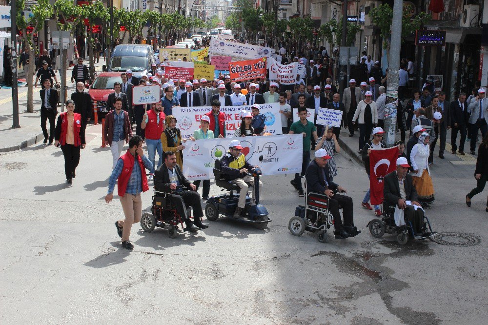 Elazığ’da Engellilerden Farkındalık Yürüyüşü