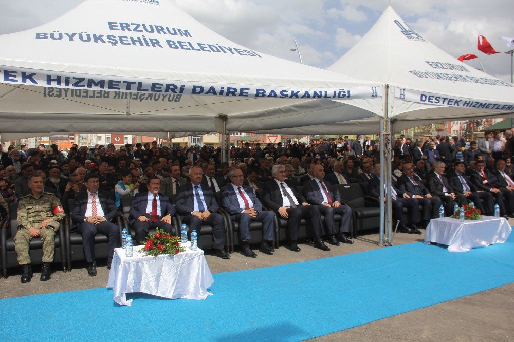 Erzurum’da Azerbaycan Bulvarı Ve İlham Aliyev Parkı Törenle Açıldı