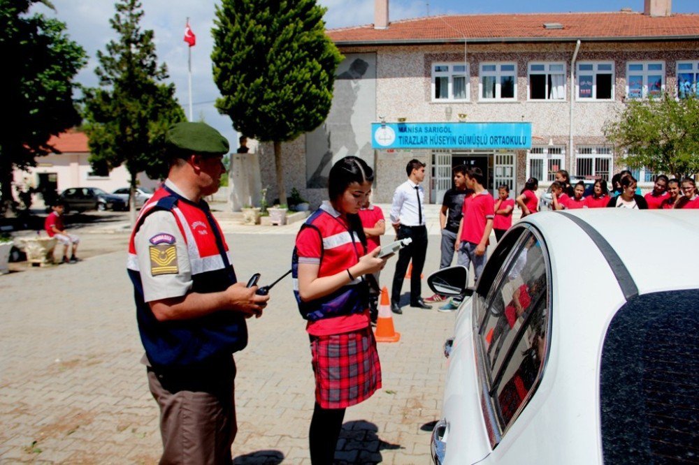 Sarıgöl’de Jandarmadan Trafik Eğitimi