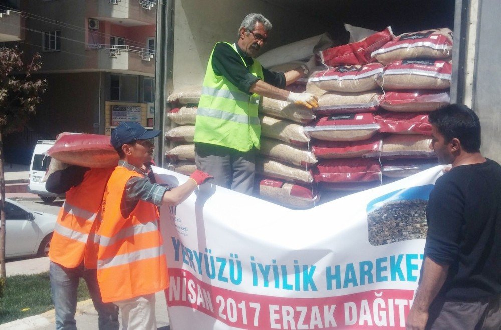 Mardin’deki Suriyelilere Ramazan Yardımı