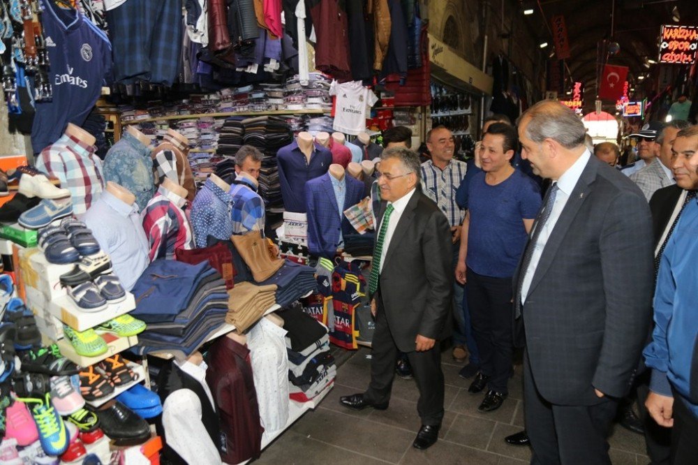 500 Yıldır Hizmet Veren Kapalı Çarşı Melikgazi’ye Emanet