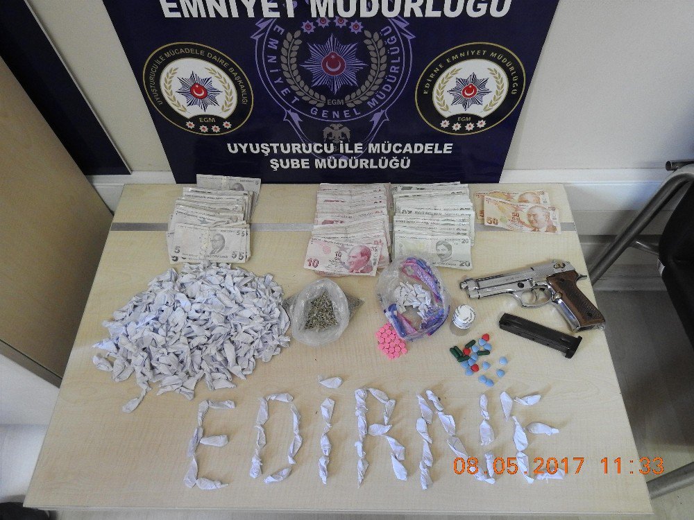 Edirne’de Uyuşturucu Operasyonu