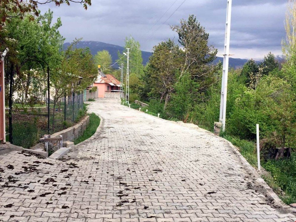 Erzincan Köyleri Kilit Parkeli Yollara Kavuşuyor