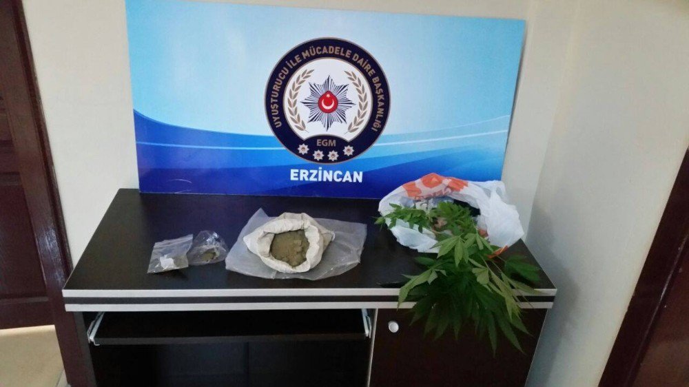 Erzincan’da Uyuşturucu Operasyonu