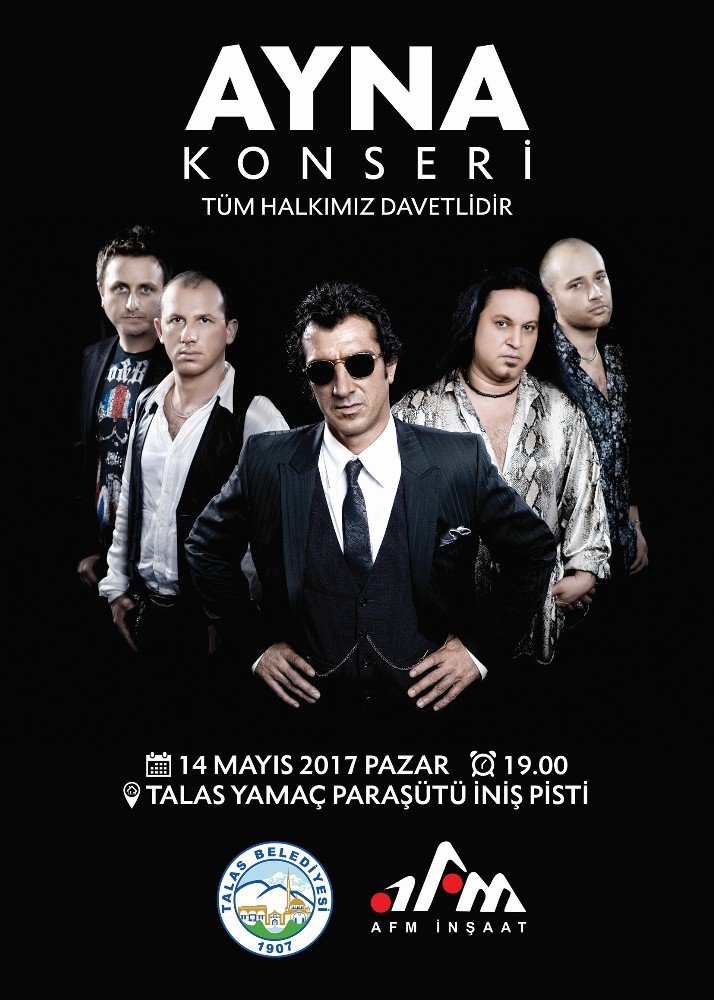 “Ayna” Talas’ta Konser Verecek