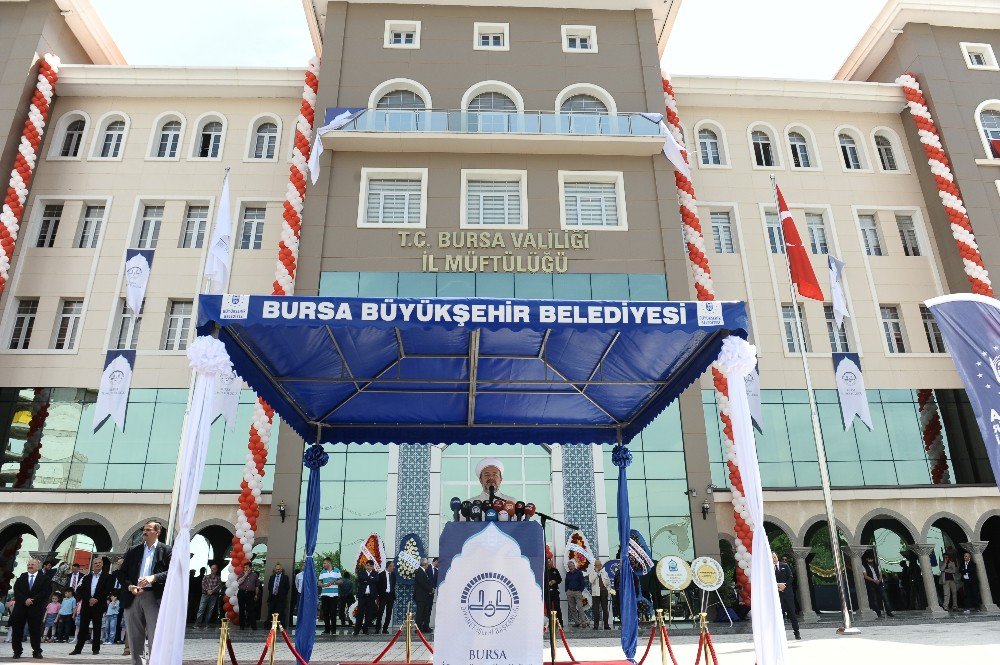 Bursa’ya 9 Milyonluk Görkemli İl Müftülüğü