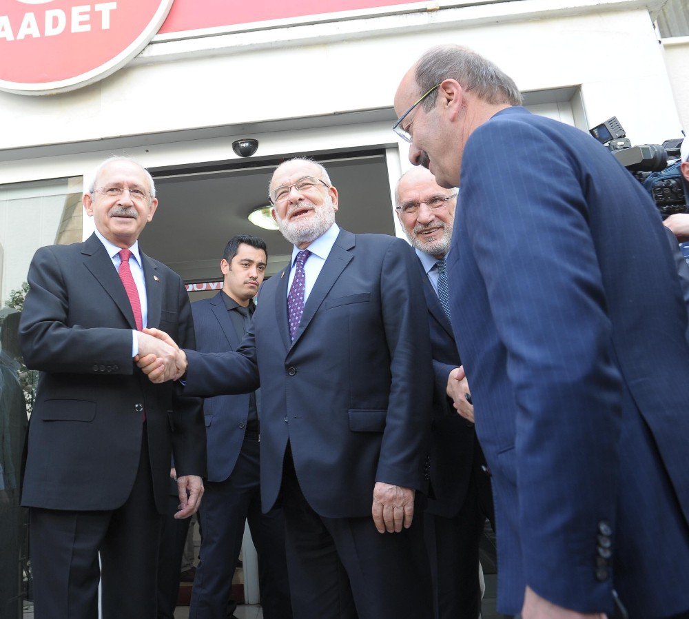 Kılıçdaroğlu’ndan Saadet Partisi’ne Ziyaret