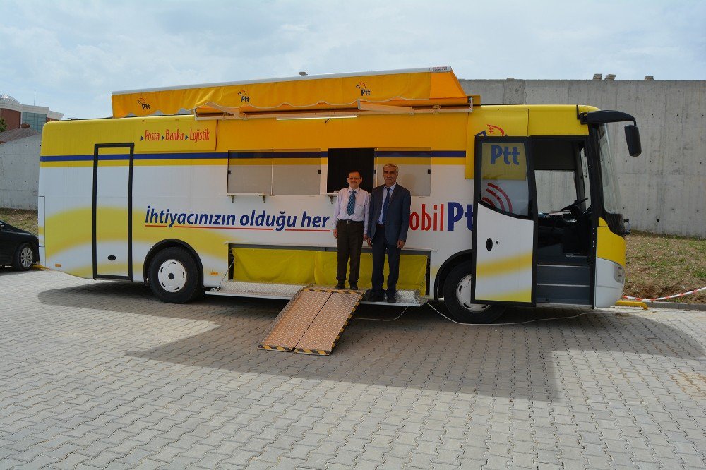 Mobil Ptt Aracı Bilecik Şeyh Edebali Üniversitesinde Hizmet Vermeye Başladı