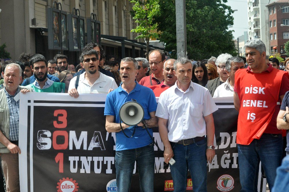 Soma’da Hayatını Kaybeden Maden İşçileri Eskişehir’de Anıldı