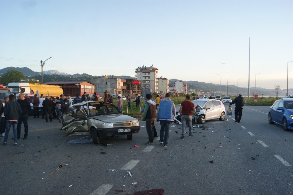 Giresun’da Trafik Kazası: 1 Ölü, 3 Yaralı