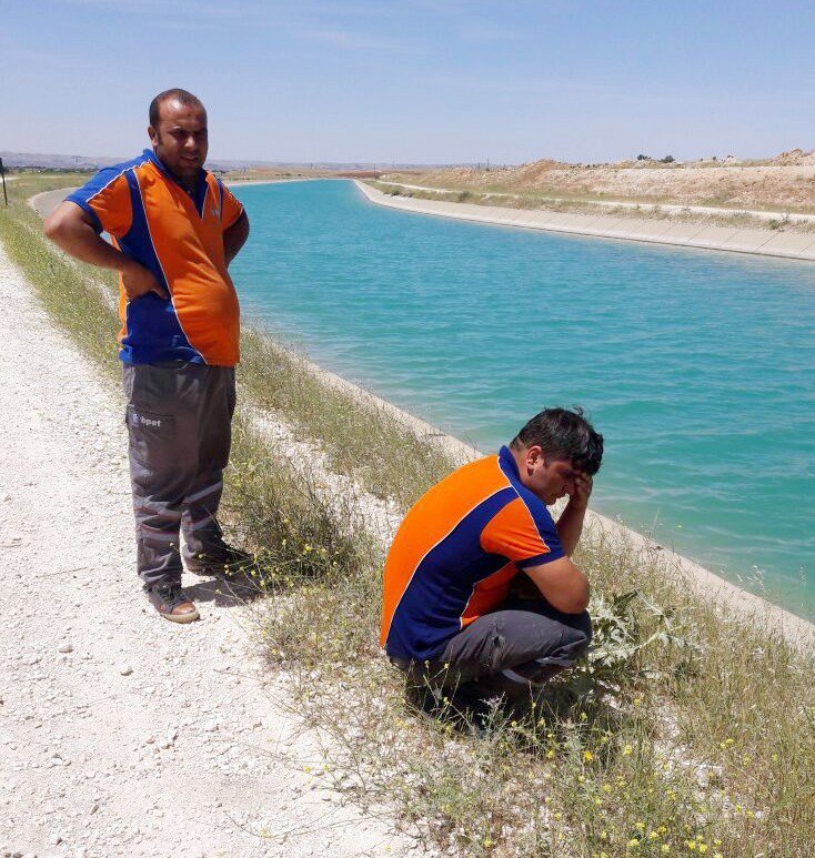 Sulama Kanalında Boğulma Tehlikesi Geçiren Baba Ve Oğlunu Vatandaş Kurtardı