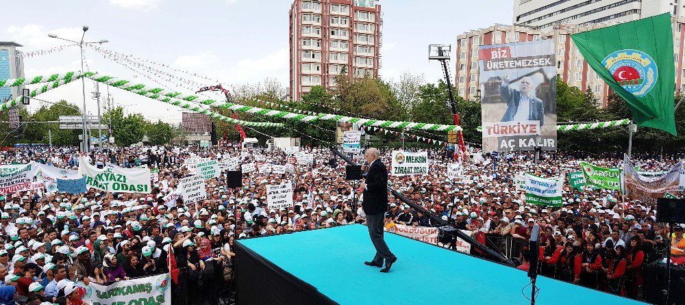 Binlerce Çiftçi Başkent’te Bir Araya Geldi