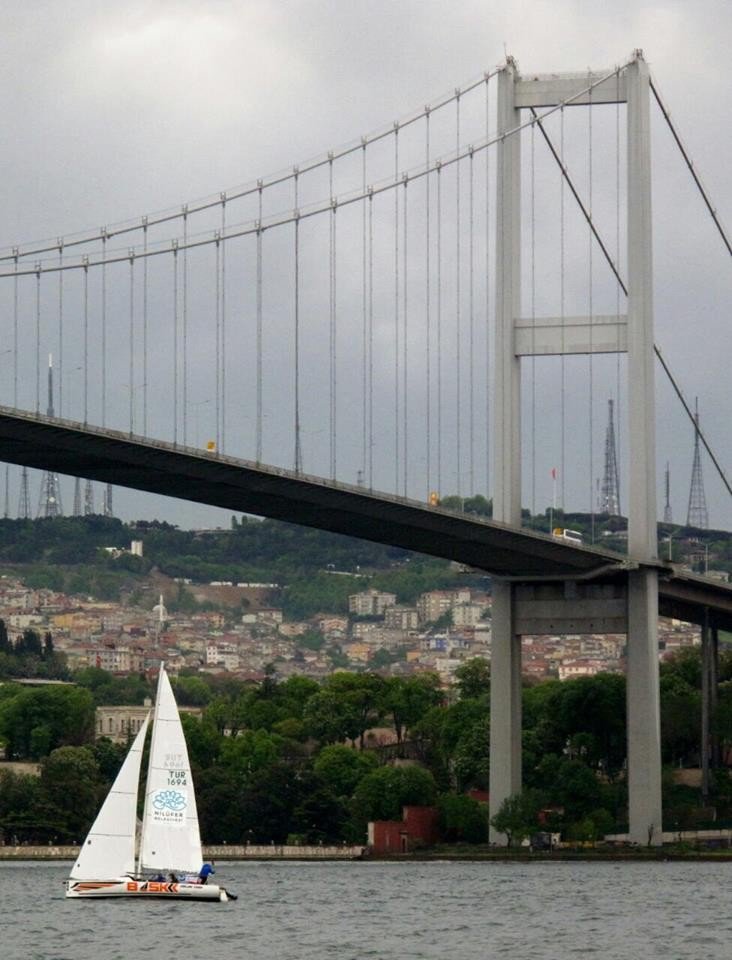 Nilüfer Belediyesi Yelkenlisi Boğaz Sularında