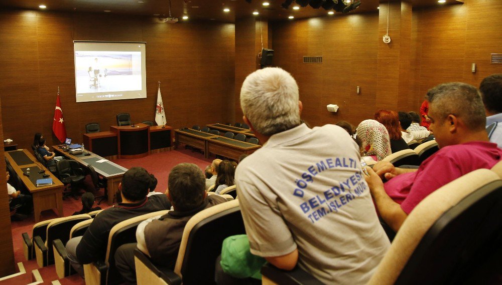 Döşemealtı Belediyesi Personeline "İş Sağlığı Ve Güvenliği Eğitimi"