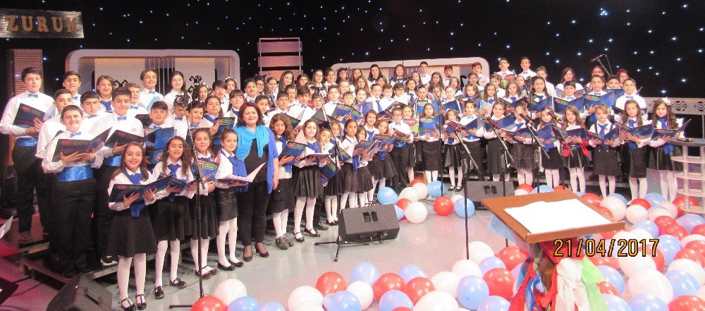 Trt Erzurum Müdürlüğü Thm Çocuk Korosundan Dev Konser