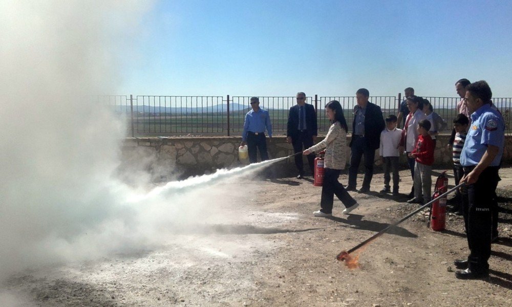 Beylikova Devlet Hastanesinde Yangın Tatbikatı