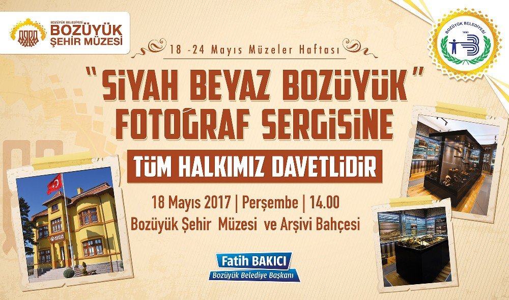 Müzeler Haftası’nda “Siyah Beyaz Bozüyük” Fotoğrafları Sergisi