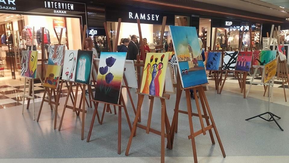 Erdemir Anadolu Lisesinden Yağlı Boya Sergisi