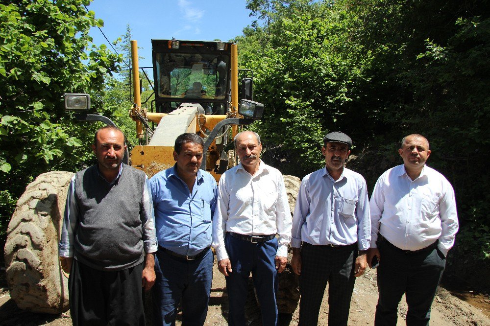 Muhtarlardan Büyükşehir Belediyesi’ne Yol Teşekkürü