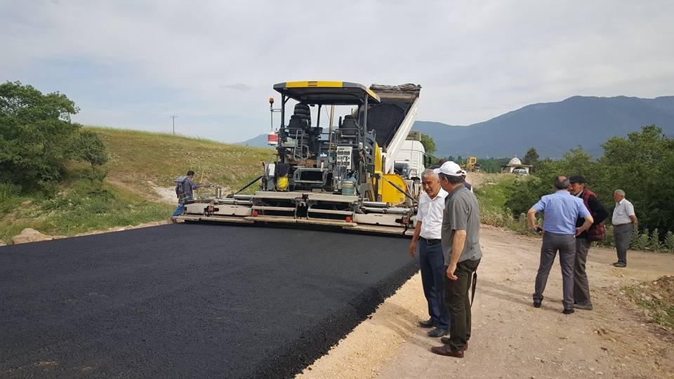 Simav’da Sıcak Asfalt Çalışması