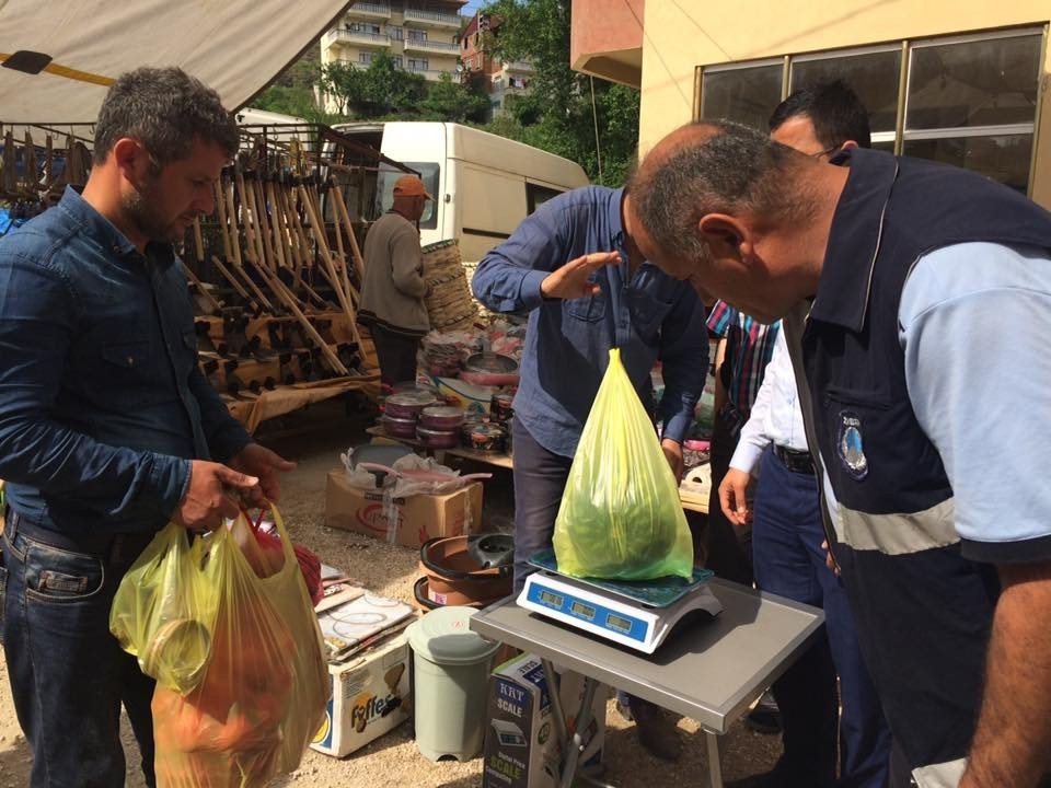 Yığılca Belediyesi Zabıta Ekipleri Terazi Denetimi Yaptı