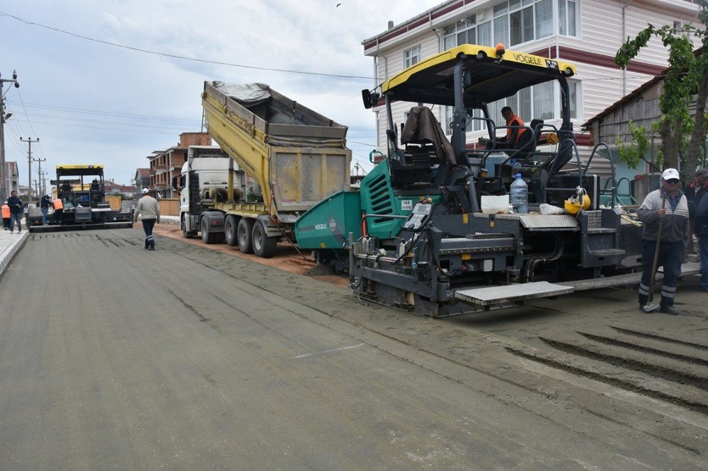 Tekirdağ’da Beton Asfalt Çalışmaları