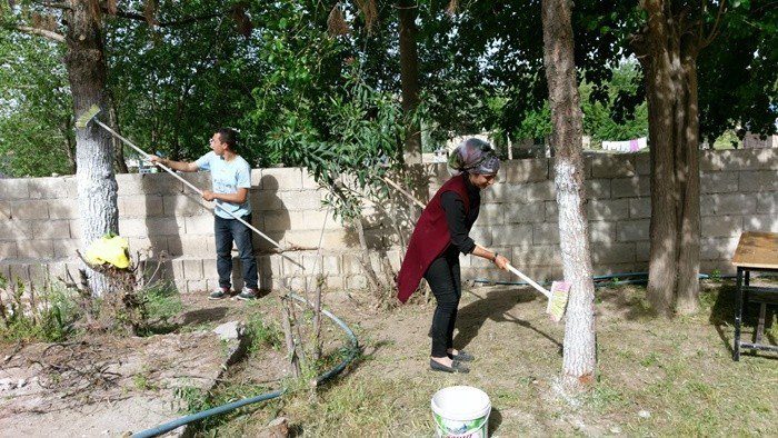 Birecik Myo Köy Okulunun Tadilatını Yaptı