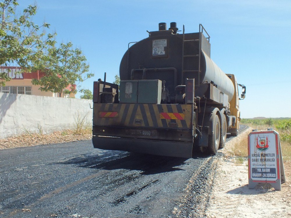 Büyükşehir, Harran Kırsalında Asfalt Serimine Başladı