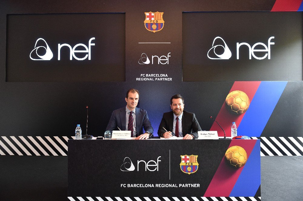 Nef Barcelona’nın Yeni Sponsoru Oldu