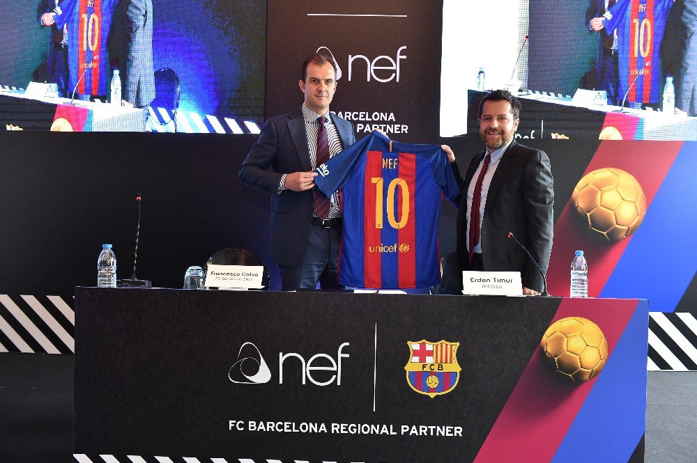 Nef Barcelona’nın Yeni Sponsoru Oldu