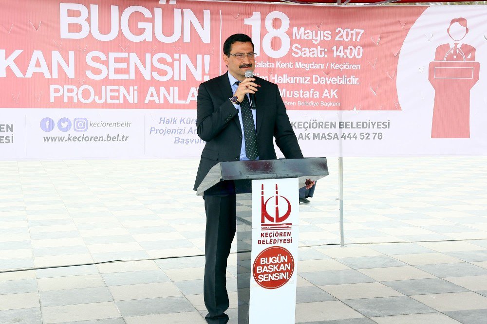 “Bugün Başkan Sensin” Projesinin Startı Verildi