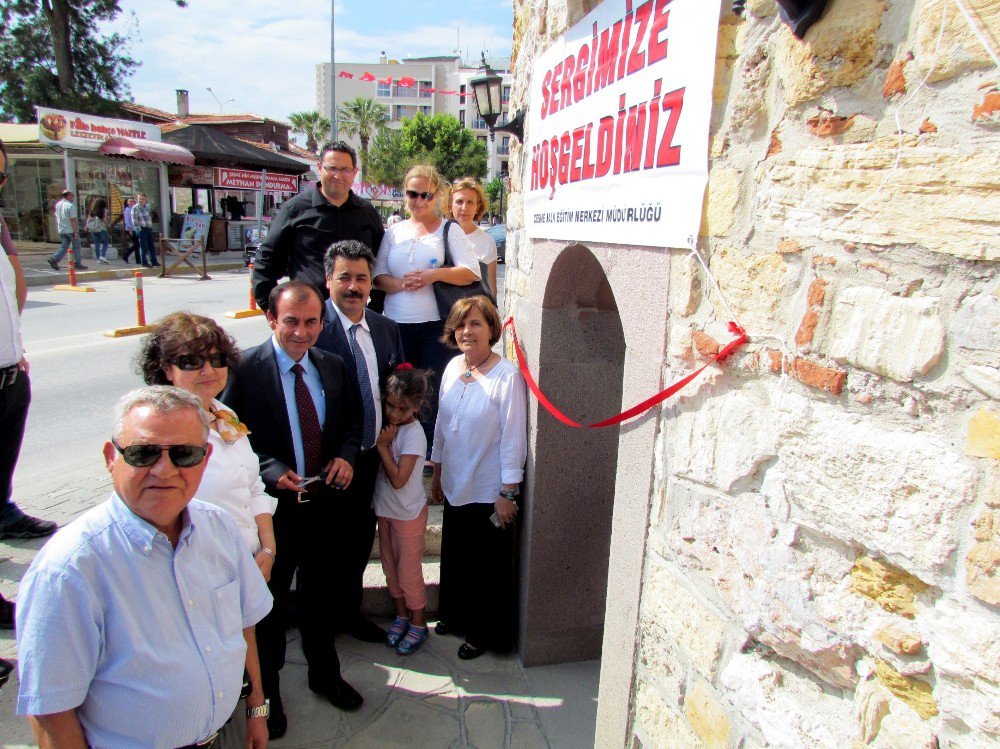 Çeşme Kalesi’nde Kaat-ı Sanatı Ve İğne Oyası Sergisi