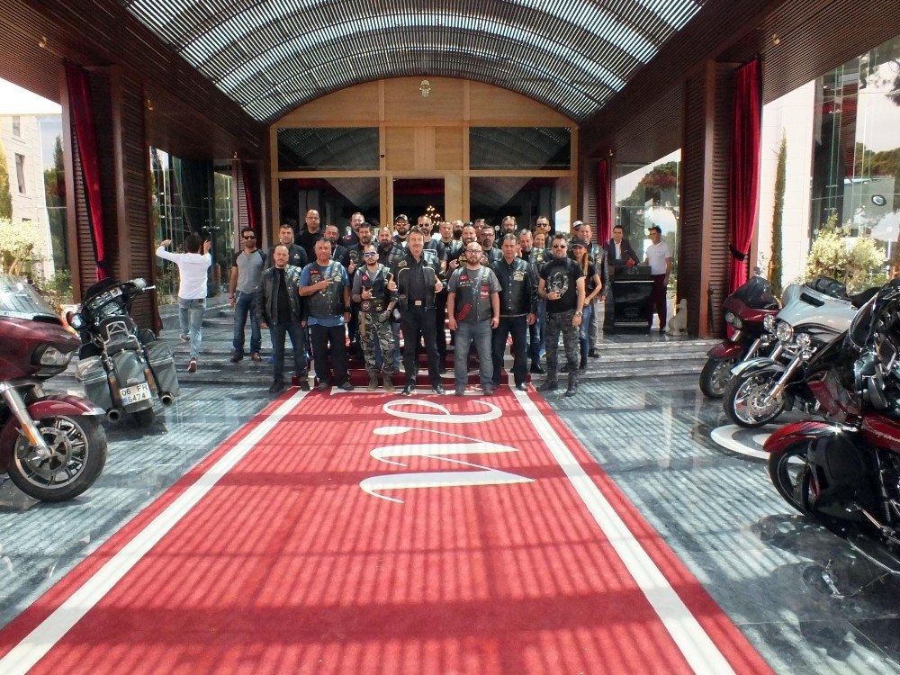 Harley Davidson Tutkunları Antalya Sürüşüne Katıldı