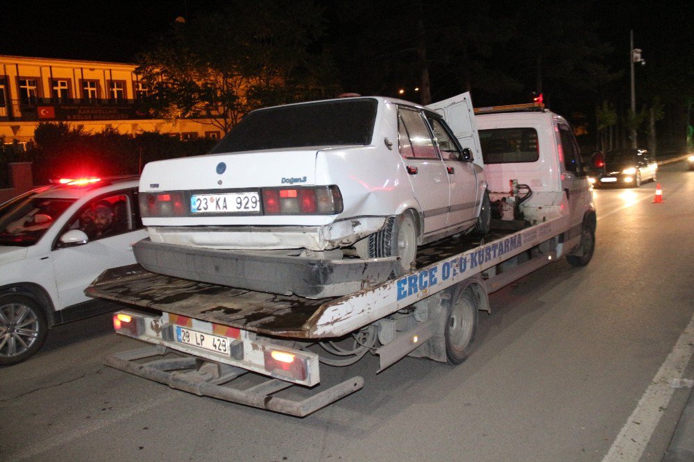 Polis Aracına Çarpıp Kaçan Sürücü Yakalandı