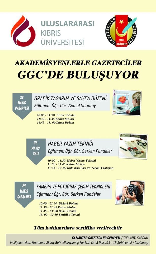 Ggc’den Gazetecilere 3 Günlük Eğitim