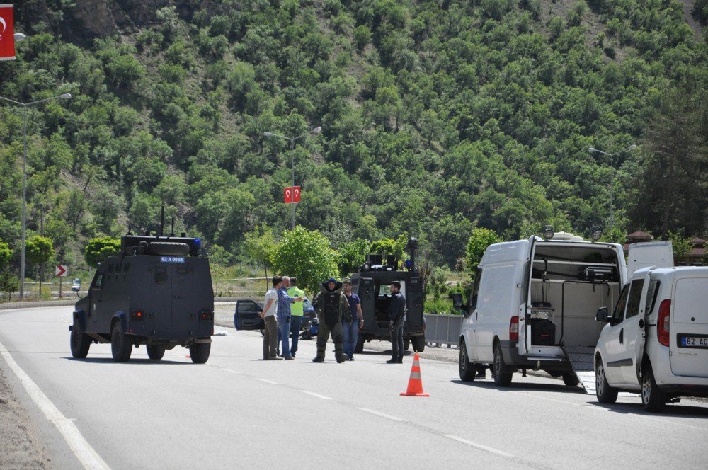 Tunceli’de Şüpheli Araç Polisi Alarma Geçirdi