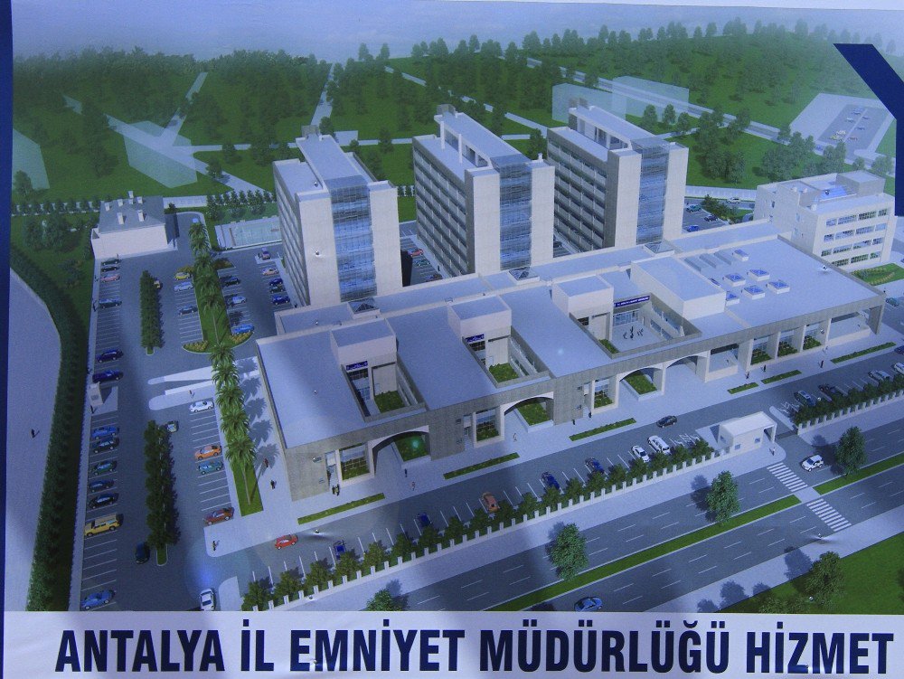 Emniyete Modern Kompleks Hizmet Binası