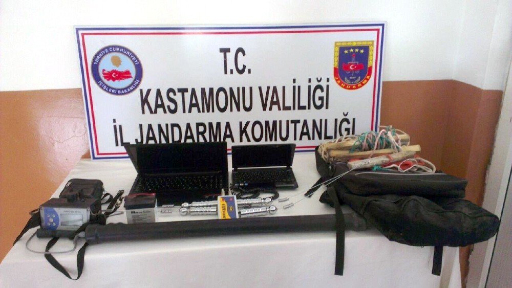 Kastamonu’da Kaçak Kazı Operasyonu