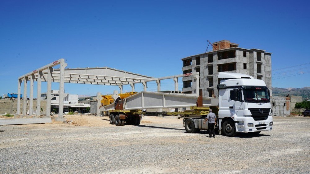 Adıyaman Belediyesi Otobüs Bakım Atölyesi İnşasına Başladı