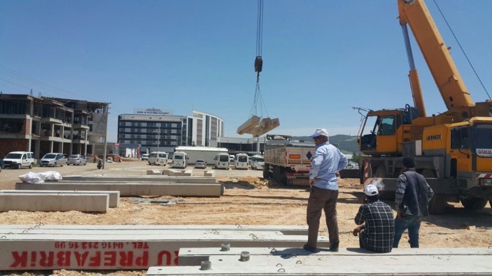 Adıyaman Belediyesi Otobüs Bakım Atölyesi İnşasına Başladı