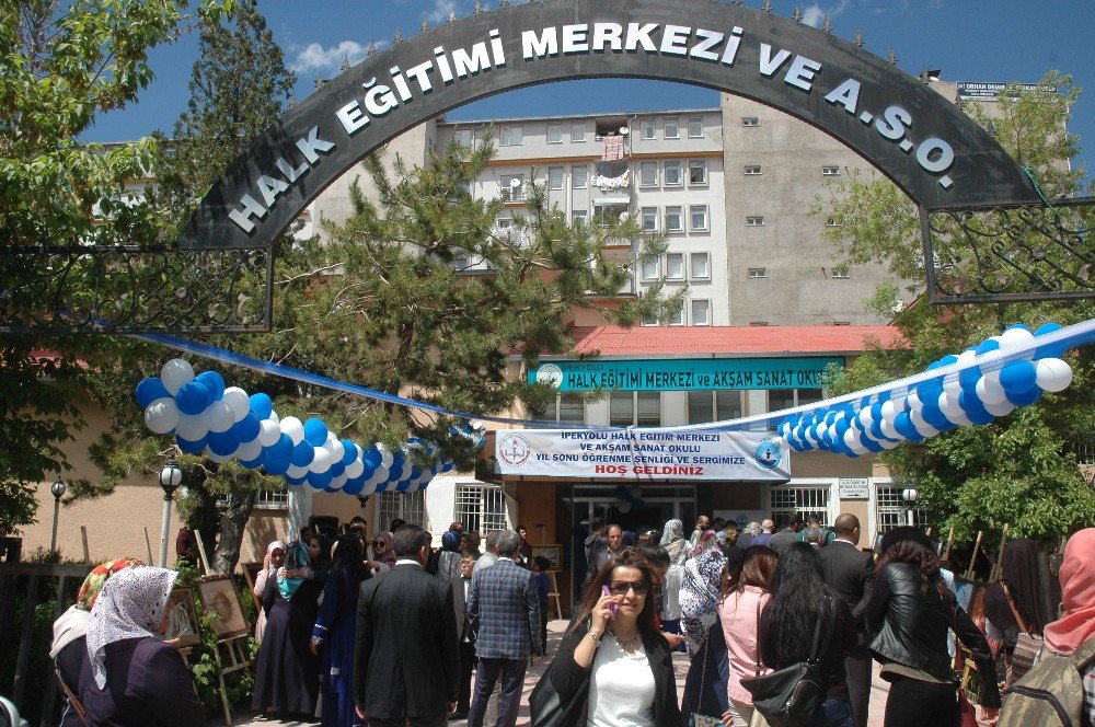 İpekyolu Halk Eğitim Merkezi Müdürlüğünden Yılsonu Sergisi