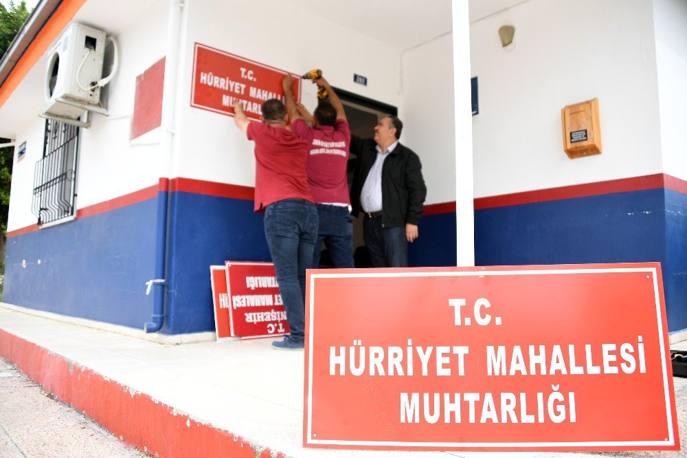 Mersin’de Muhtarlık Binaları Yenileniyor