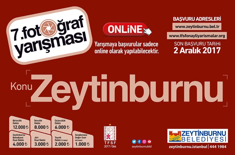 Zeytinburnu 7’nci Fotoğraf Yarışması Başvuruları Başladı