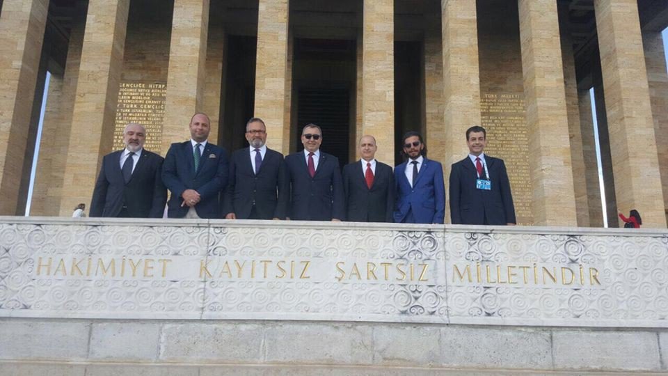 Kuşadası Ticaret Odası Heyeti Anıtkabir’i Ziyaret Etti