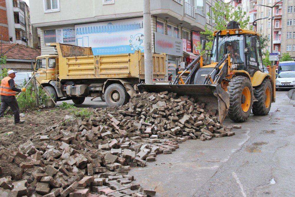 Bafra’da 100 Bin Ton Asfalt Hedefi