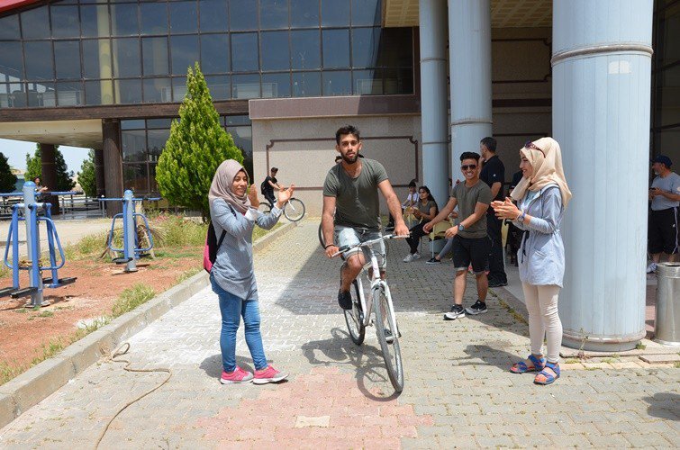 Harran Besyo’da Triatlon Yarışması Düzenlendi