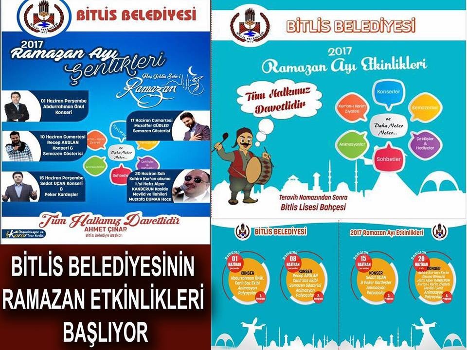 Bitlis Belediyesinden Ramazan Etkinlikleri