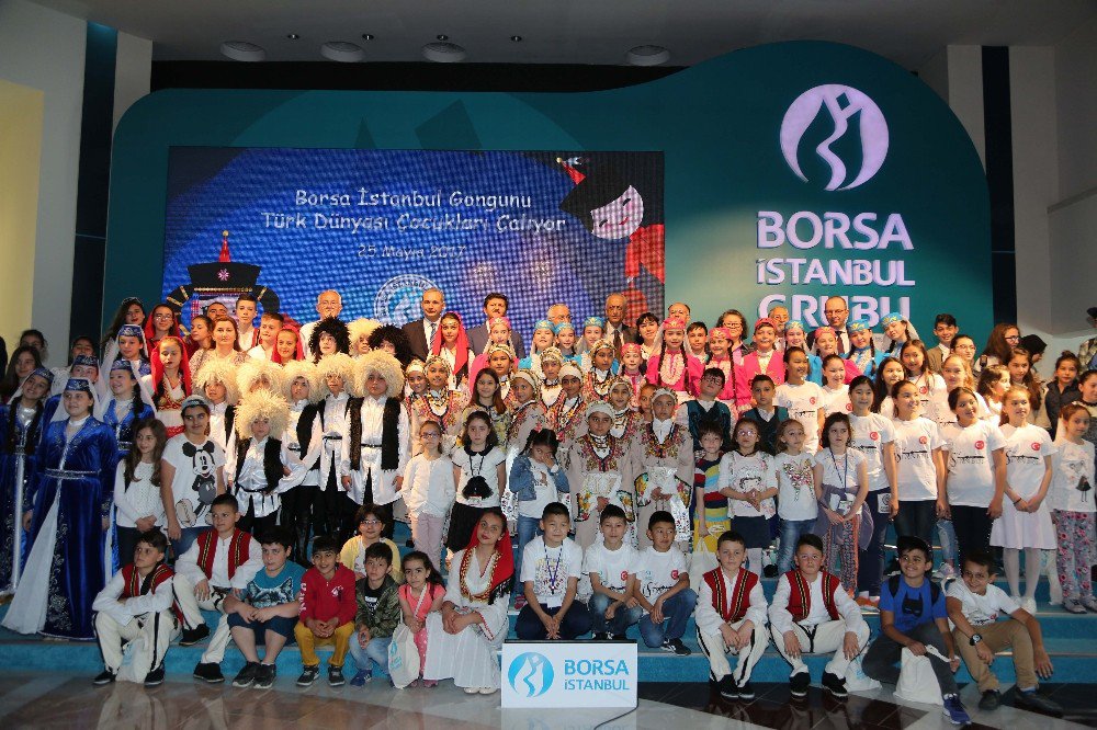 Borsa’da Gongu Türk Dünyası Çocukları Çaldı