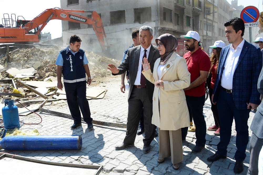 Meram Larende Yokuşu’nda Yıkımlar Başladı