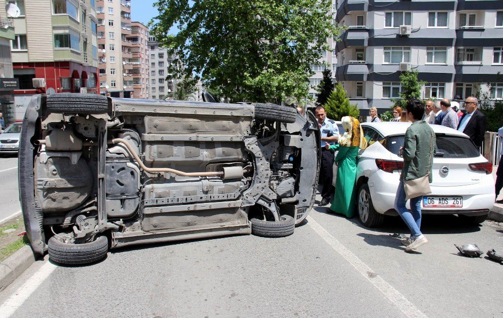 Samsun’da Trafik Kazası: 1 Yaralı